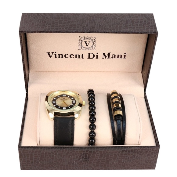 Men's Watch & Bracelet Gift Set - - Picture 2 of 7